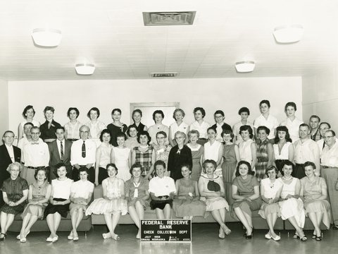 Image of 1958_omaha_branch_check_collection_department_group